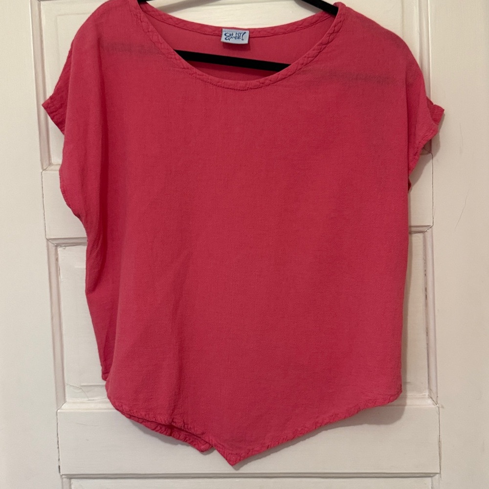 Oh My Gauze! Vibrant Pink Top